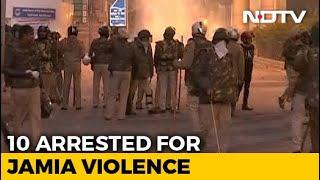 10 Arrested For Jamia Violence, None Are Students