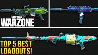 Call Of Duty WARZONE: TOP 5 OVERPOWERED Loadouts To Use! (WARZONE Best Setups)