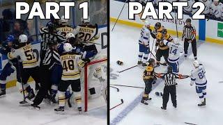 NHL Fights Of The Week: Bruins & Lightning Have Two Line Brawls In One Week!