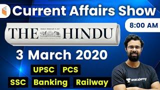 8:00 AM - Daily Current Affairs 2020 by Bhunesh Sir | 3 March 2020 | wifistudy