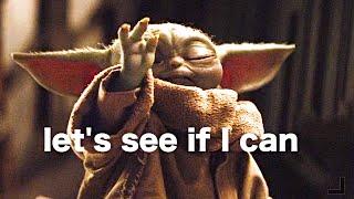 Baby Yoda being ADORABLE with subtitles yet again