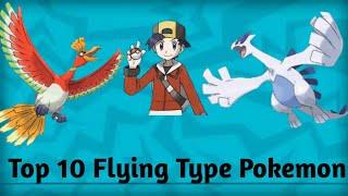 Top 10 Flying Type Pokemon||Hindi||Galaxy Poketuber