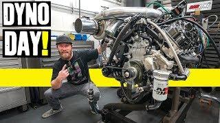 Dyno Time! How Much Power Will Our Compound Turbo Duramax Diesel Make? // Knuckle Busters 2 Ep.10