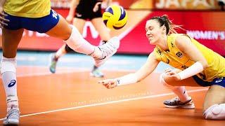 Top 30 Amazing FOOT SAVES ( FOOT GAME) - BEST Women's Volleyball Actions