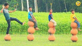 New Top Funny Comedy Video 2020__Very Funny Stupid Boys__Episode-122--Indian Fun || ME Tv