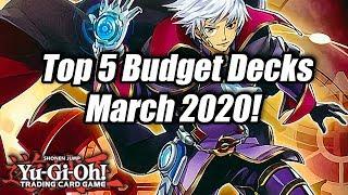 Yu-Gi-Oh! Top 5 Competitive Budget Decks for the March 2020 Format!