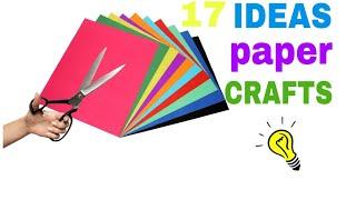 TOP 10 EASY PAPER CRAFT IDEAS. How to make paper things easy for kids