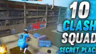 Top 10 clash squad secret place free fire clash squad tips tricks to reach grandmother easily
