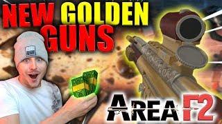 DESTROYING Pro Ranked Players With NEW Golden Guns!! | Area F2