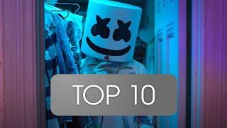 Top 10 Most streamed MARSHMELLO Songs (Spotify) (01. May 2020)