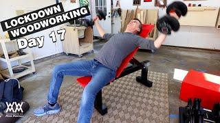 I finished the adjustable incline weight bench! LOCKDOWN DAY 17 | Building the home gym.