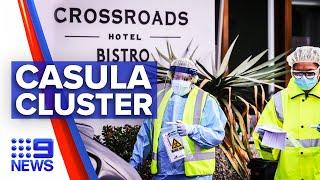 Coronavirus: Rising NSW cases linked to Crossroads Hotel outbreak | 9 News Australia