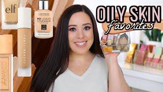 BEST FOUNDATIONS FOR OILY SKIN! DRUGSTORE & HIGH END!