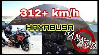 "HAYABUSA CRASHES" 312+km/h || BANNED hayabusa