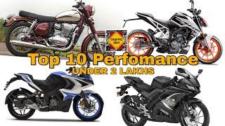 TOP 10 PERFORMANCE BIKES UNDER 2LAKHS TAMIL | INDIAN BIKES| VALUE FOR MONEY BASED| TRAFFIC JAM TAMIL