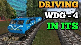 Driving WDG 4 In Indian Train Simulator ||  Indian Train Simulator WDG4