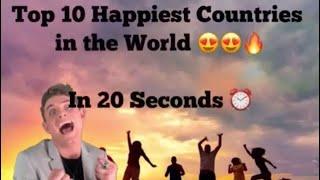 Top 10 Happiest Countries in the World | Happy Country |Best Place | Travel | Your Favourite Place