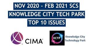 CIMA SCS KCTP Top Ten Issues - November 2020 & February 2021