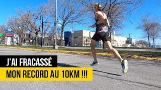 J'ai fracassé mon record au 10km en solo !!! 