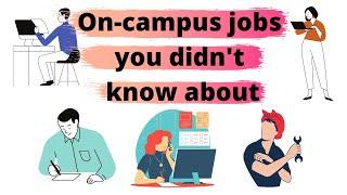 On campus Jobs in USA | 10 Most Common Employers | Study in USA