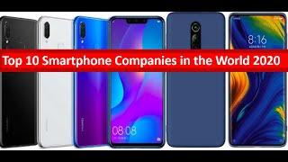 Top 10 Smartphone Companies in the World 2020 | Top Mobile Brands in 2020