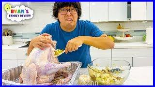 Ryan's Daddy Cook Thanksgiving Dinner DIY!!!