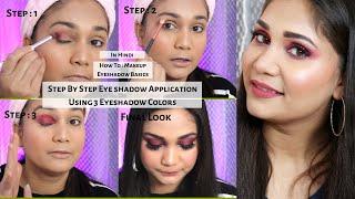 How to : Makeup | Beginners Eyeshadow Tutorial + Parts Of Eyes | Transition Color  | Nidhi Katiyar