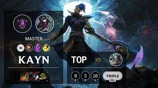 Kayn Top vs Tryndamere - KR Master Patch 10.9