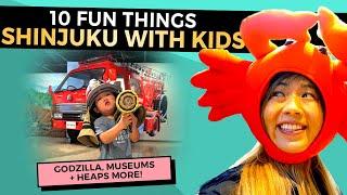 Top 10 FUN Things to do in SHINJUKU with Kids | Tokyo 2020 Travel Tips