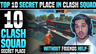 top 10 clash squad secret place in free fire | clash squad tips and tricks | free fire