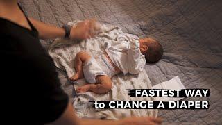 Fastest way to Change a Babies Diaper