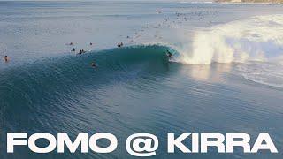 FOMO AT KIRRA SURFING 4 & 5 JULY 2021 KIRRA BIG GROUND SWELL HITS THE WORLD FAMOUS RIGHT POINT WAVE