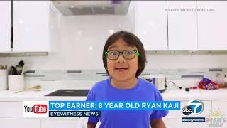 8-year-old Ryan Kaji creator of Ryan's World earned $26 million this year alone | ABC7