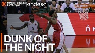 Endesa Dunk of the Night: Shaq McKissic, Olympiacos Piraeus