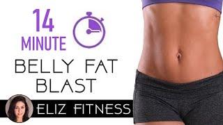 14 Minute Lower Belly Fat Workout ♥ Best Ab Exercises for Beginners, Flat Abs At Home | Eliz Fitness