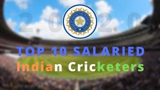 Top 10 Indian cricketers salary 2020