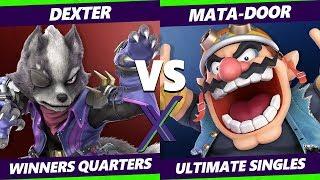 Smash Ultimate Tournament - Dexter (Wolf) Vs. Mata-Door (Wario) S@X 332 SSBU Winners Quarters