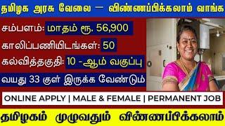 Permanent Government Job | Tamilandu Government Jobs 2021  Arasuvelai 2021  Tamilnadu Govt Jobs 2021