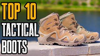 Top 10 Best Tactical Combat Boots For Military & Survival 2021