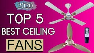 Top 5 best ceiling fans 2020 / remote control ceiling fan