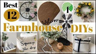 10 Farmhouse DIYs | Best Farmhouse Dollar Tree DIYs | DIY Farmhouse Decor | Momma From Scratch