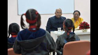 President Kovind visits Dr Rajendra Prasad Kendriya Vidyalaya in President’s Estate