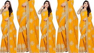 Buy Designer Embroidery Net Saree || Party Wear Saree || Designer Net Saree | Beautiful Online Saree