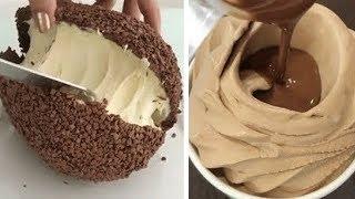 Top 10 Amazing Chocolate Cake Decorating Ideas |  Most Satisfying Chocolate Cake Recipe For Weekend
