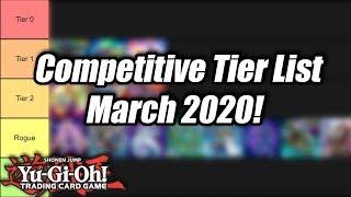 Yu-Gi-Oh! Tier List for the Competitive March 2020 Format!