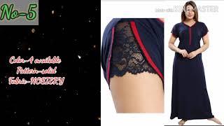 Top 10 | night dress for girls | in flipkart |under rs.1000 | nightwear | nity dress Part -3