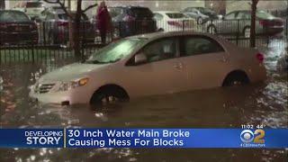 Water Main Break Floods Parts Of Lower East Side