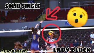 TOP 10 SOLID SINGLE-LADY BLOCK by the PLAYERS | UAAP SEASON 82 WOMEN'S VOLLEYBALL