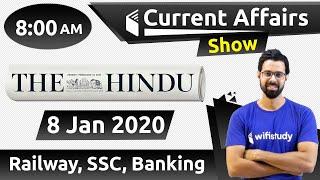 8:00 AM - Daily Current Affairs 2020 by Bhunesh Sir | 8 January 2020 | wifistudy ​