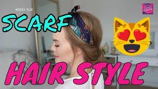 Top 10 Hair Scarf Hairstyles | Back to School | beautiful life